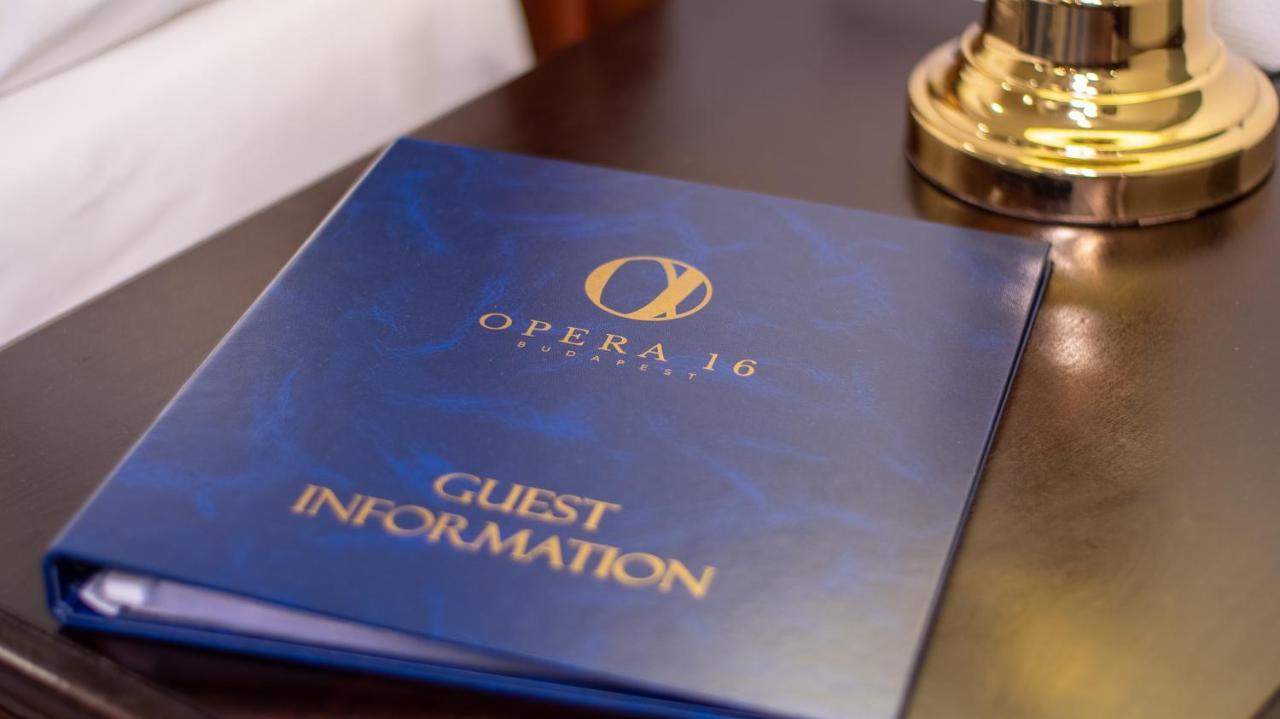 Opera16 Guestrooms Budapest Exterior photo